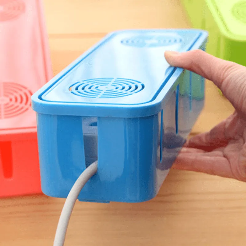 Honana HN-B60 Colorful Cable Storage Box Large Household Wire Organizer Power Strip Cover