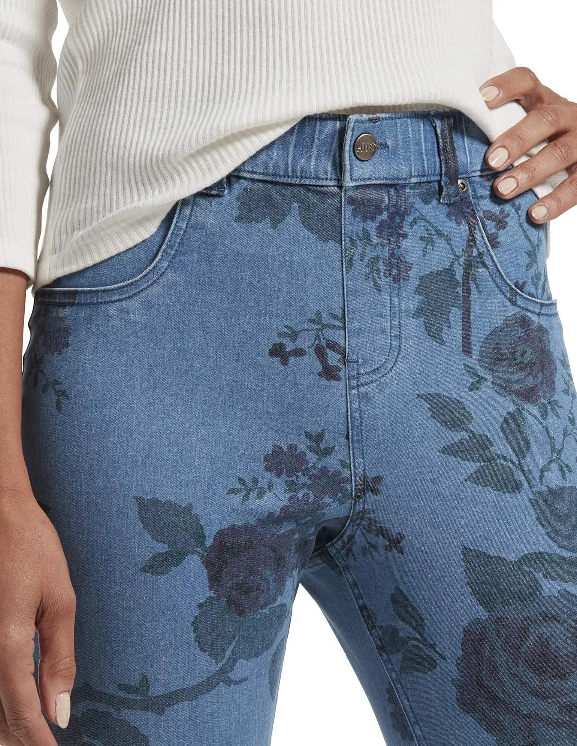 HUE Women's Ultra Soft Denim High Waist 7/8 Legging
