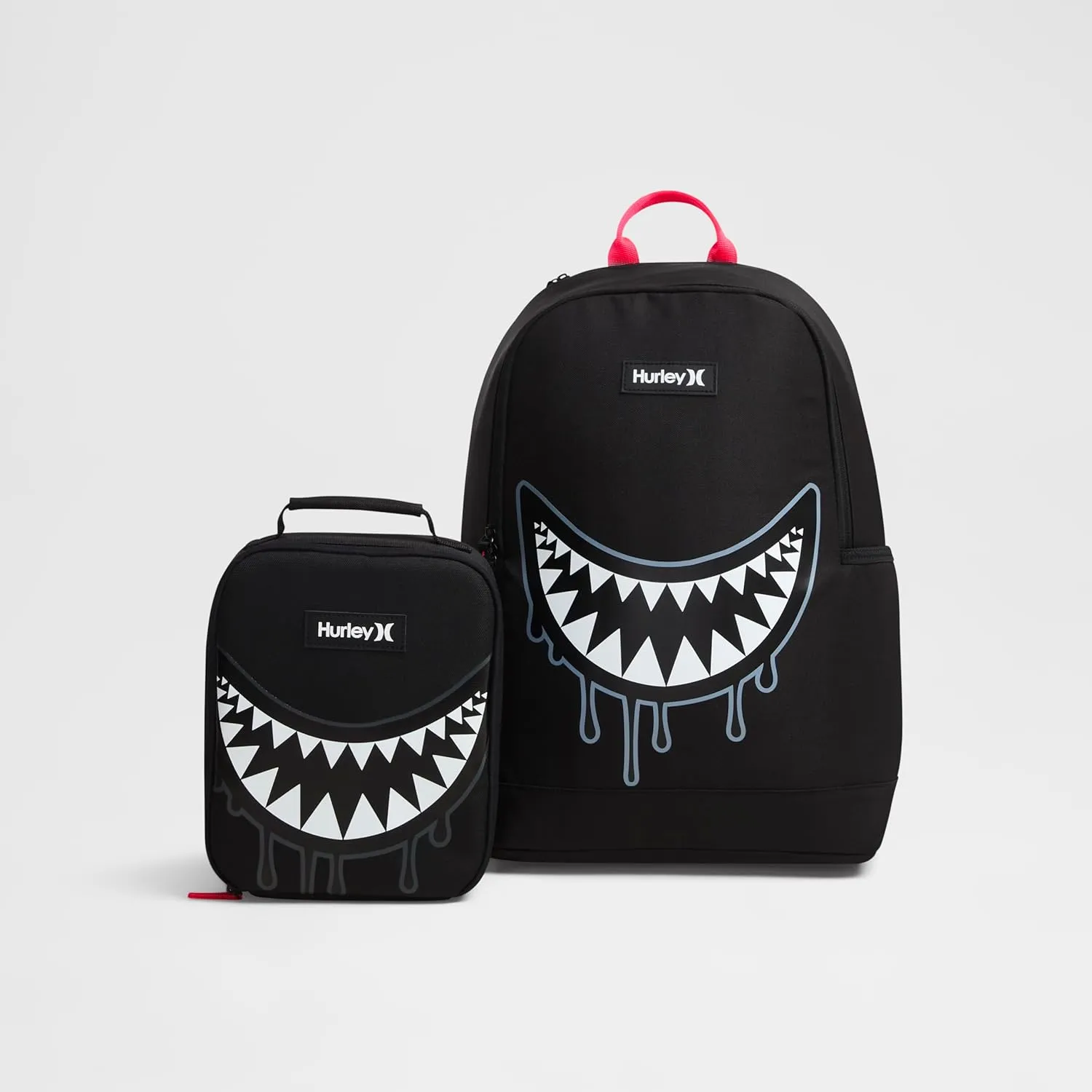 Hurley Unisex-Adults One and Only Backpack, Black Shark Bite, Large