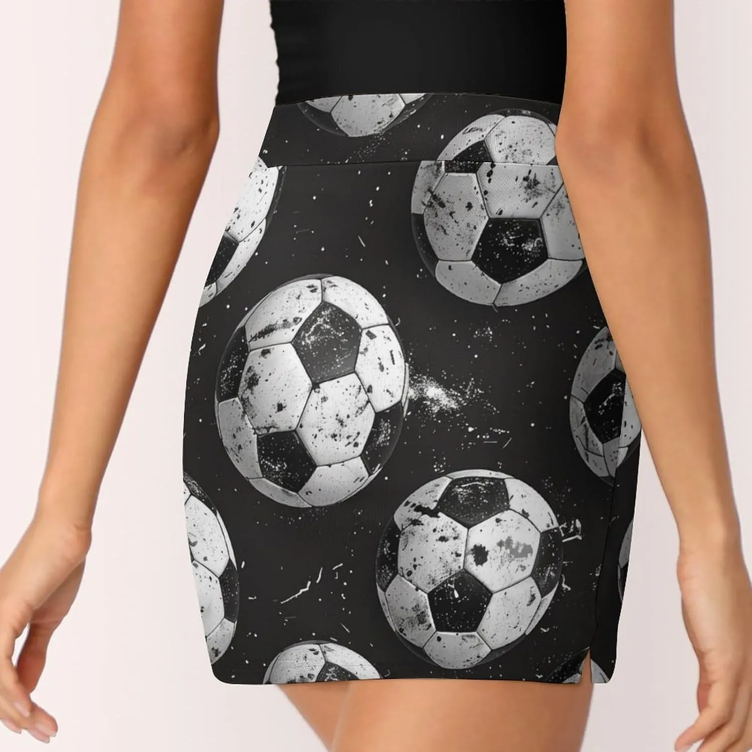 Jellyfish Pattern Mini Pleated Skirts for Women Sexy Mini Skirt Short Cargo Skirt Skater A-line Pleated Skirt