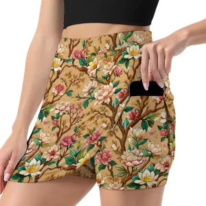 Jellyfish Pattern Mini Pleated Skirts for Women Sexy Mini Skirt Short Cargo Skirt Skater A-line Pleated Skirt