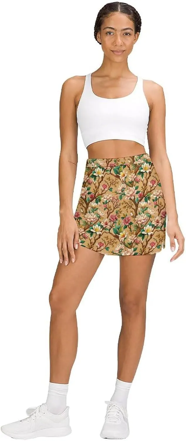 Jellyfish Pattern Mini Pleated Skirts for Women Sexy Mini Skirt Short Cargo Skirt Skater A-line Pleated Skirt
