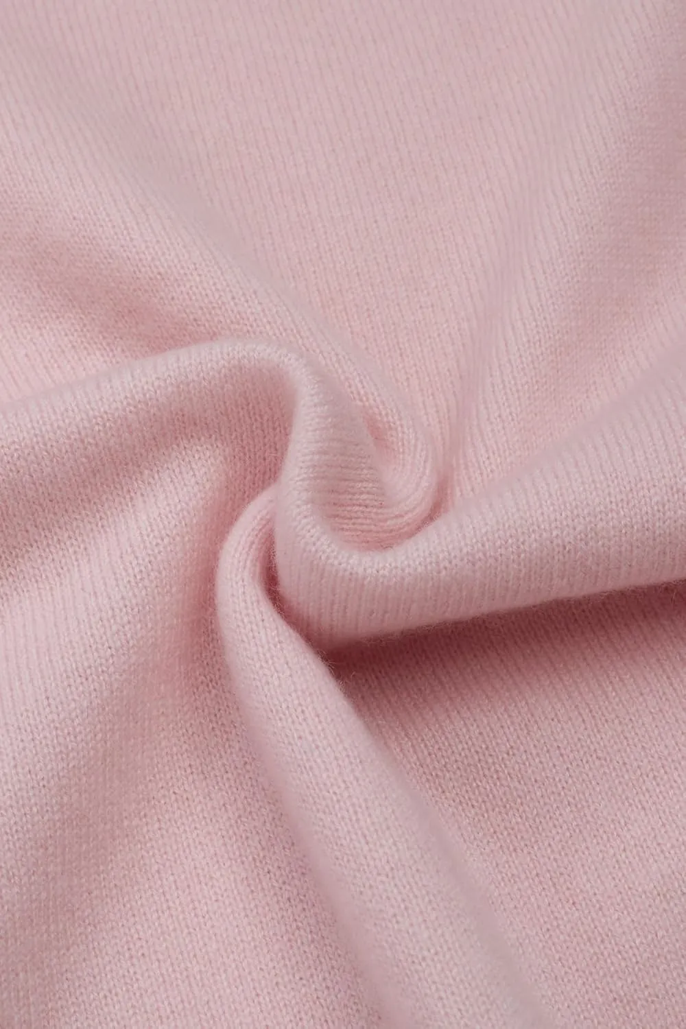 JENNIE LIU Women's 100% Pure Cashmere Long Sleeve Pullover Turtleneck Sweater