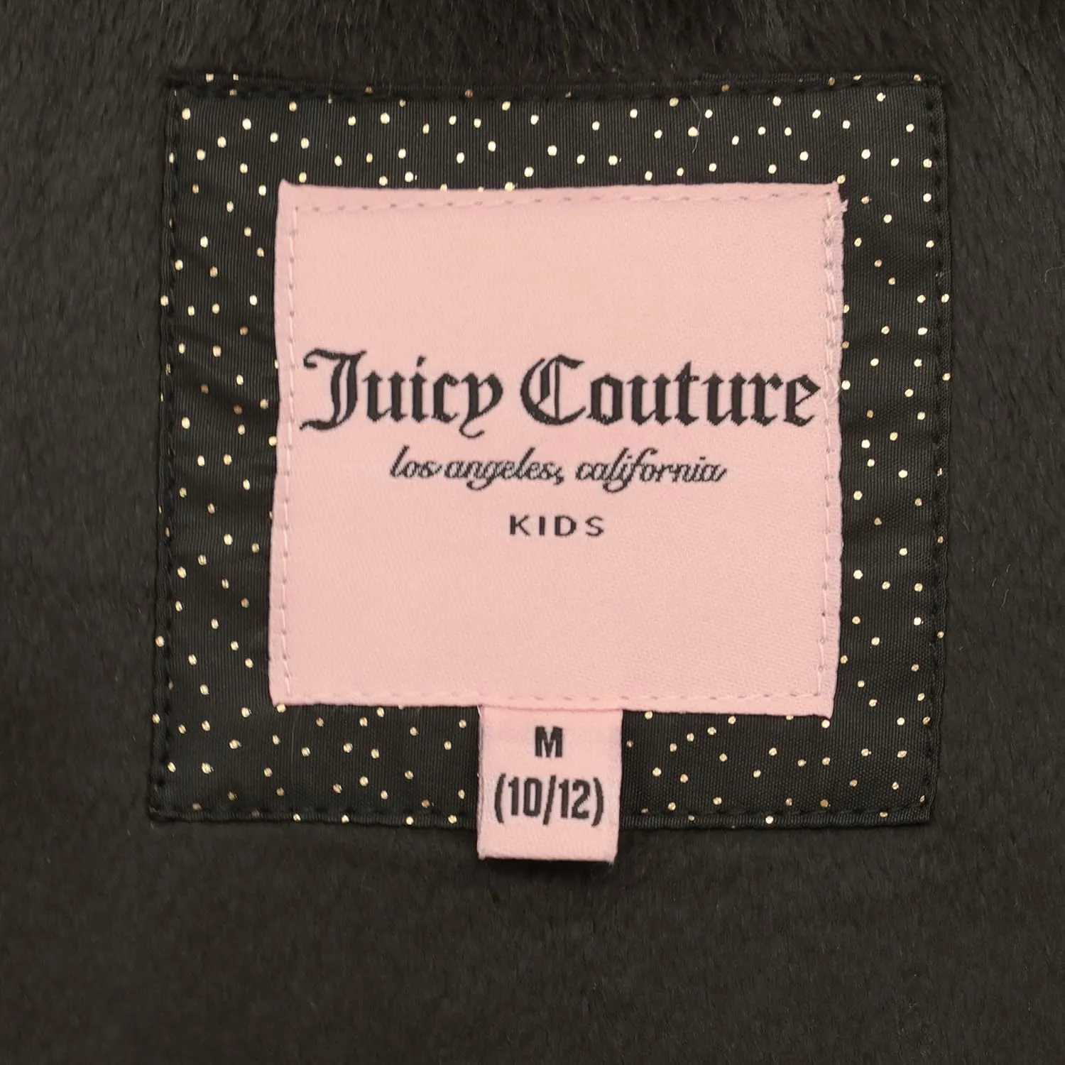 Juicy Couture Girls Coat, Faux Fur Hooded Winter Jacket, Warm Padded Parka Hoodie, Kids Heavyweight Winter Coat