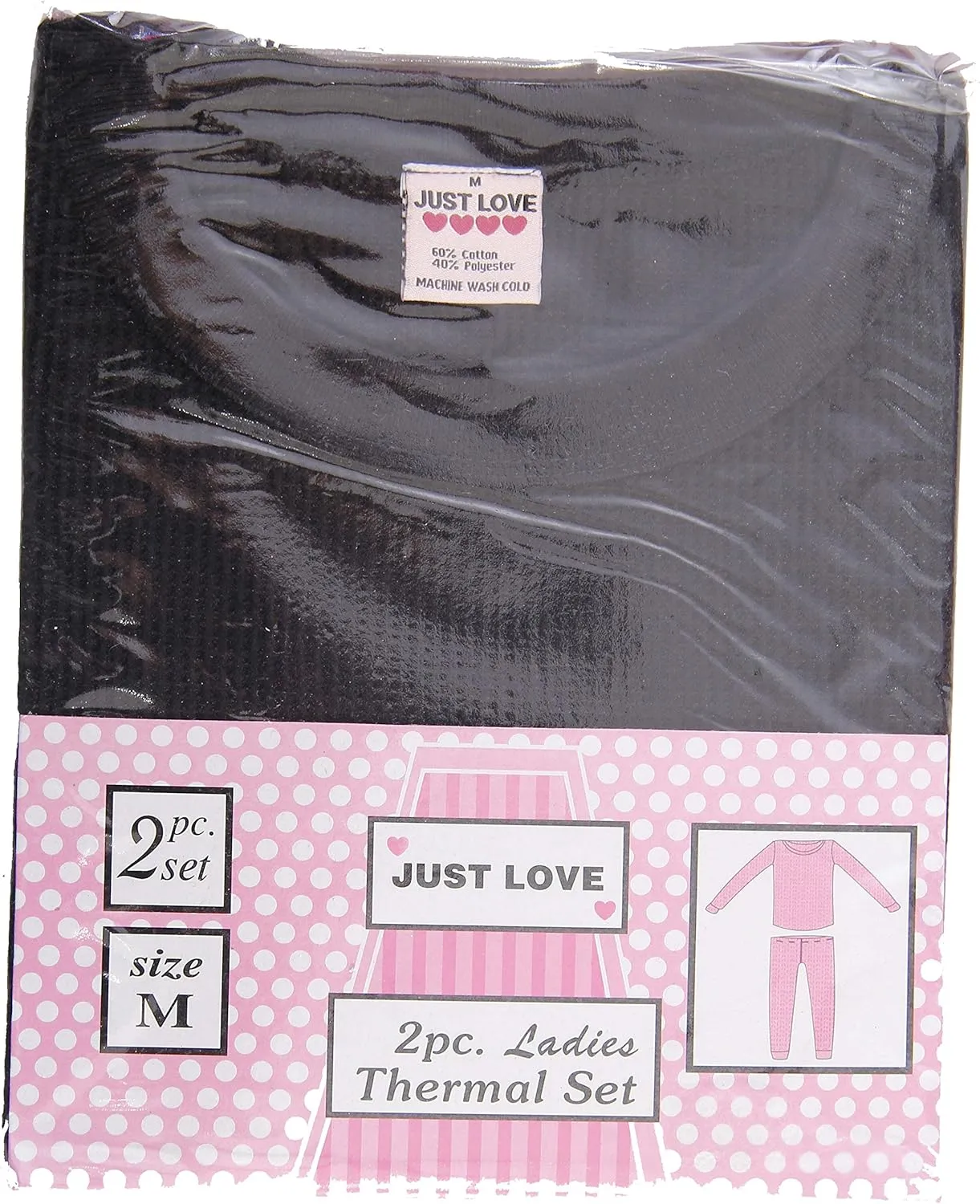 Just Love Women's Thermal Underwear Pajamas Set
