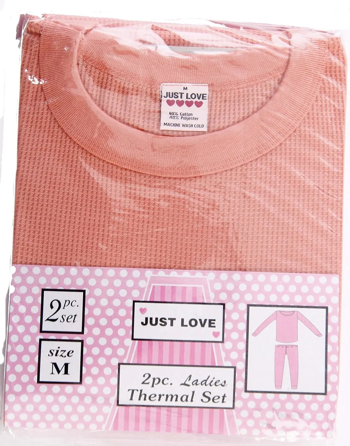 Just Love Women's Thermal Underwear Pajamas Set