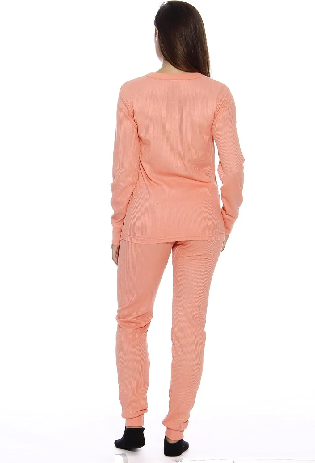 Just Love Women's Thermal Underwear Pajamas Set