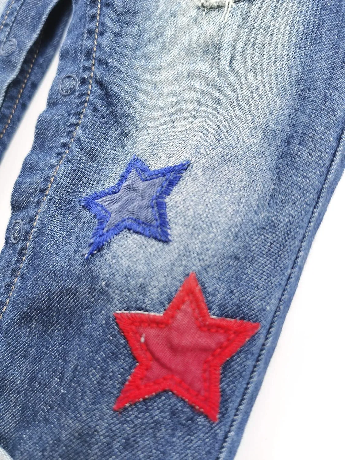 KIDSCOOL SPACE Baby Denim Overall,Toddler Little Soft Cute Jean Jumper