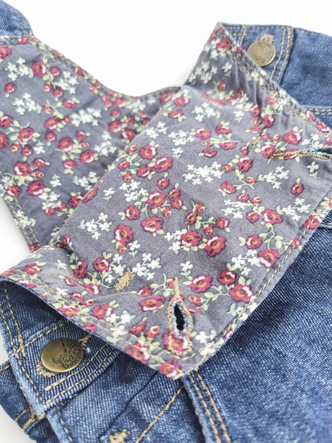 KIDSCOOL SPACE Baby Denim Overall,Toddler Little Soft Cute Jean Jumper