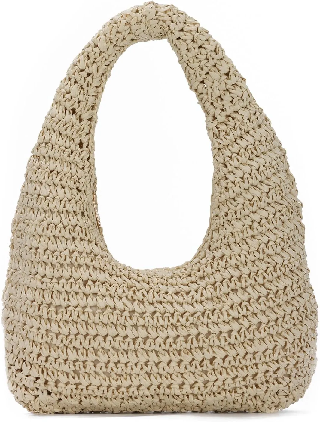 Lanpet Summer Beach Straw Hobo Bag for Women 2025 Casual Raffia Vacation Tote HandBag
