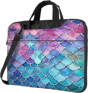 Laptop Bag Marine Rustic Wooden Sea Starfish Laptop Tote Bag Women Men Laptop Sleeve Case Lightweight Briefcase