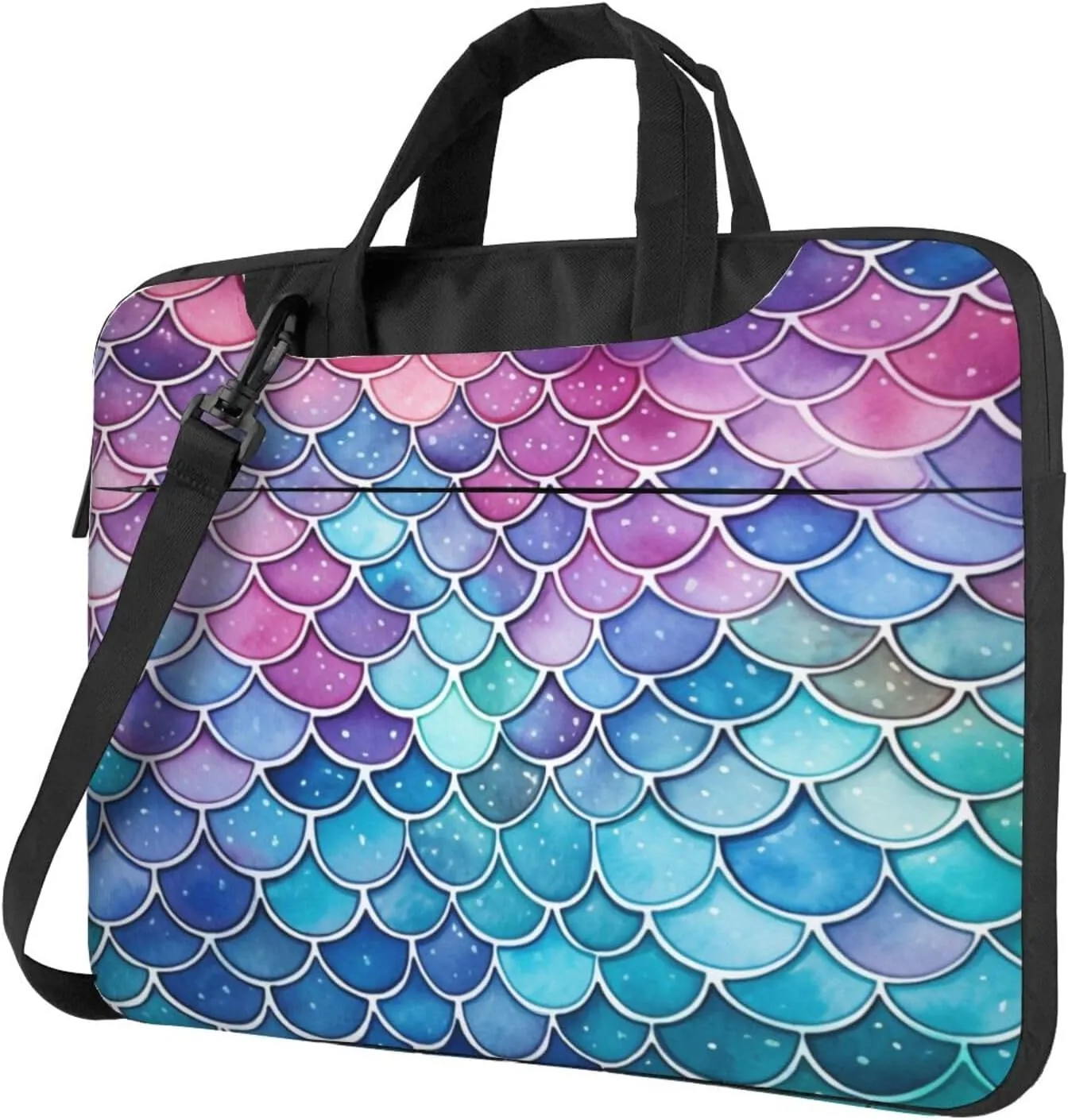 Laptop Bag Marine Rustic Wooden Sea Starfish Laptop Tote Bag Women Men Laptop Sleeve Case Lightweight Briefcase