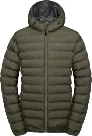 Little Donkey Andy Men's Warm Waterproof Puffer Jacket Hooded Windproof Winter Coat with Recycled Insulation
