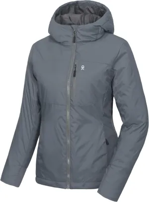 Little Donkey Andy Women's Puffer Jacket Lightweight Windproof Warm for Hiking Travel Ski with Recycled Insulation