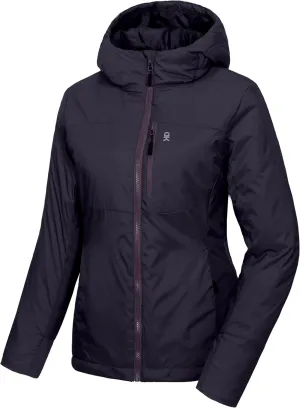 Little Donkey Andy Women's Puffer Jacket Lightweight Windproof Warm for Hiking Travel Ski with Recycled Insulation