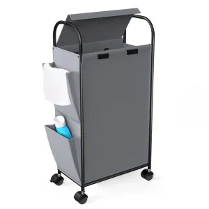 Luxspire 75L Rolling Laundry Hamper with Lid