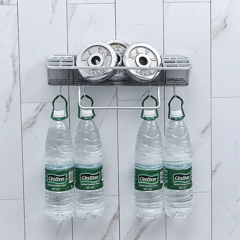 Luxury Wall-Mounted Bathroom Shelf and Towel Rack