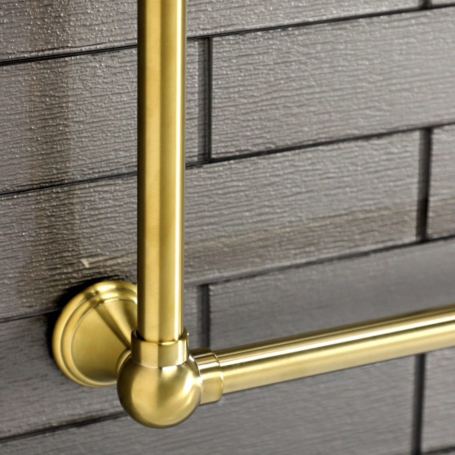 Maximilien 24-Inch Wall Mount 3-Bar Towel Rack