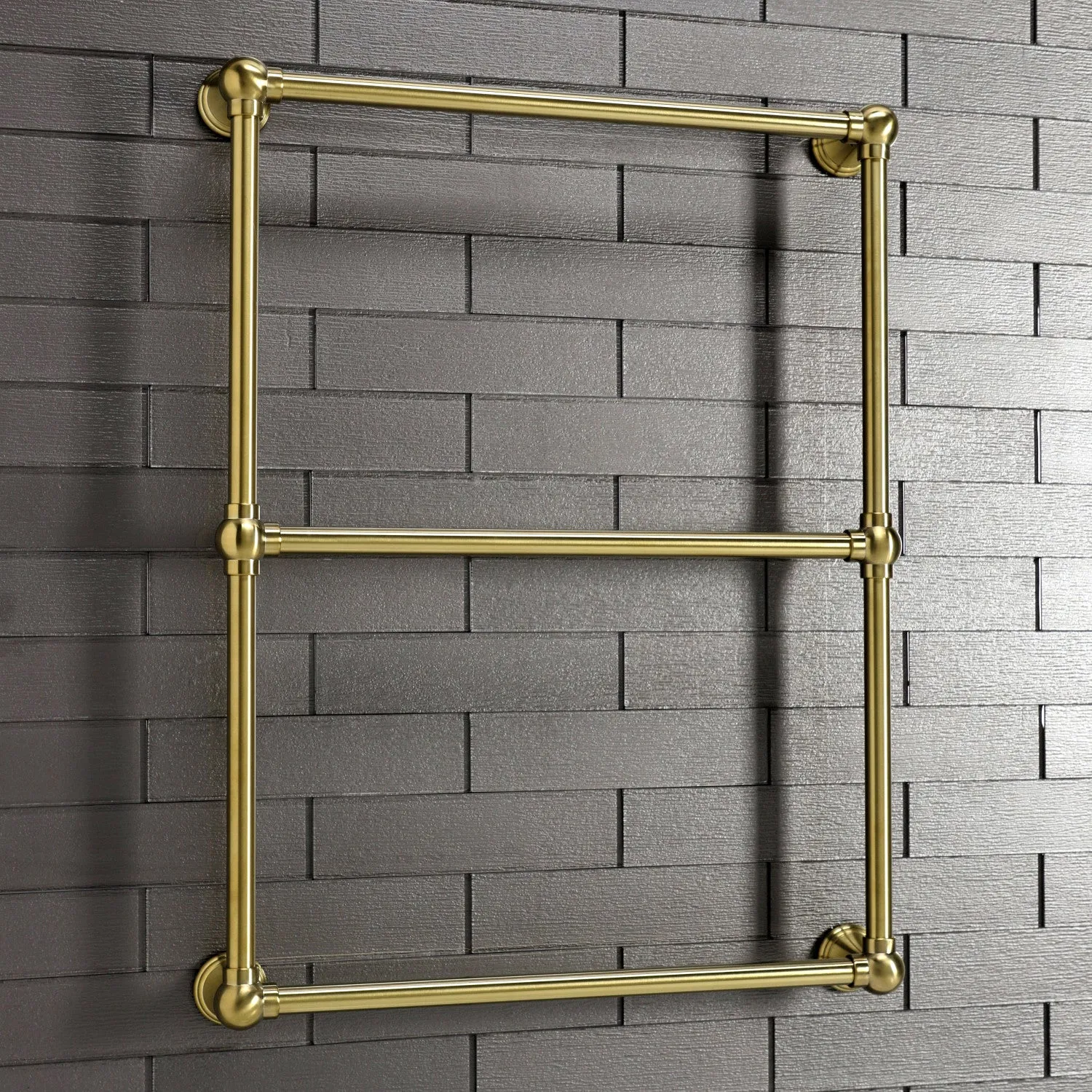 Maximilien 24-Inch Wall Mount 3-Bar Towel Rack