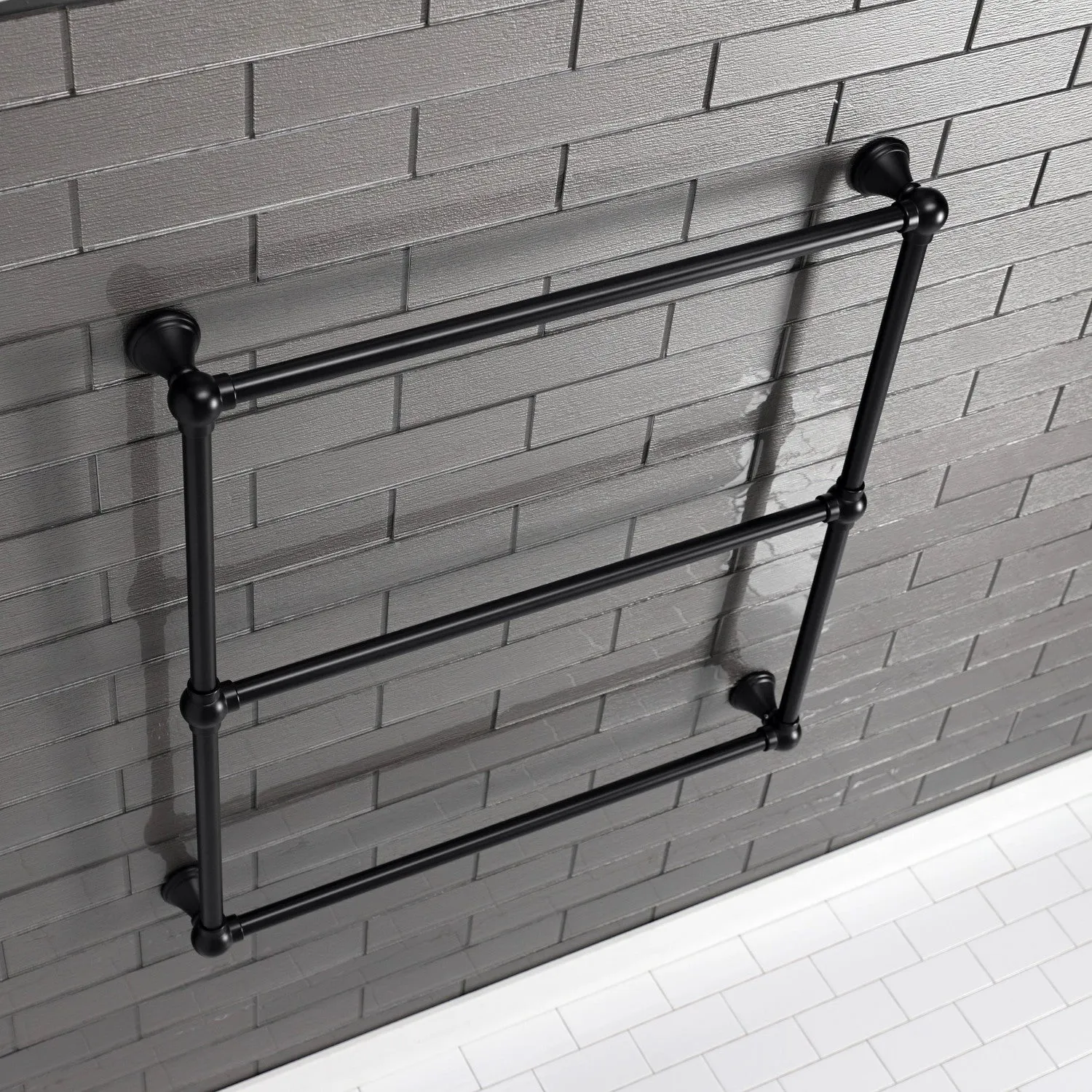 Maximilien 30-Inch Wall Mount 3-Bar Towel Rack