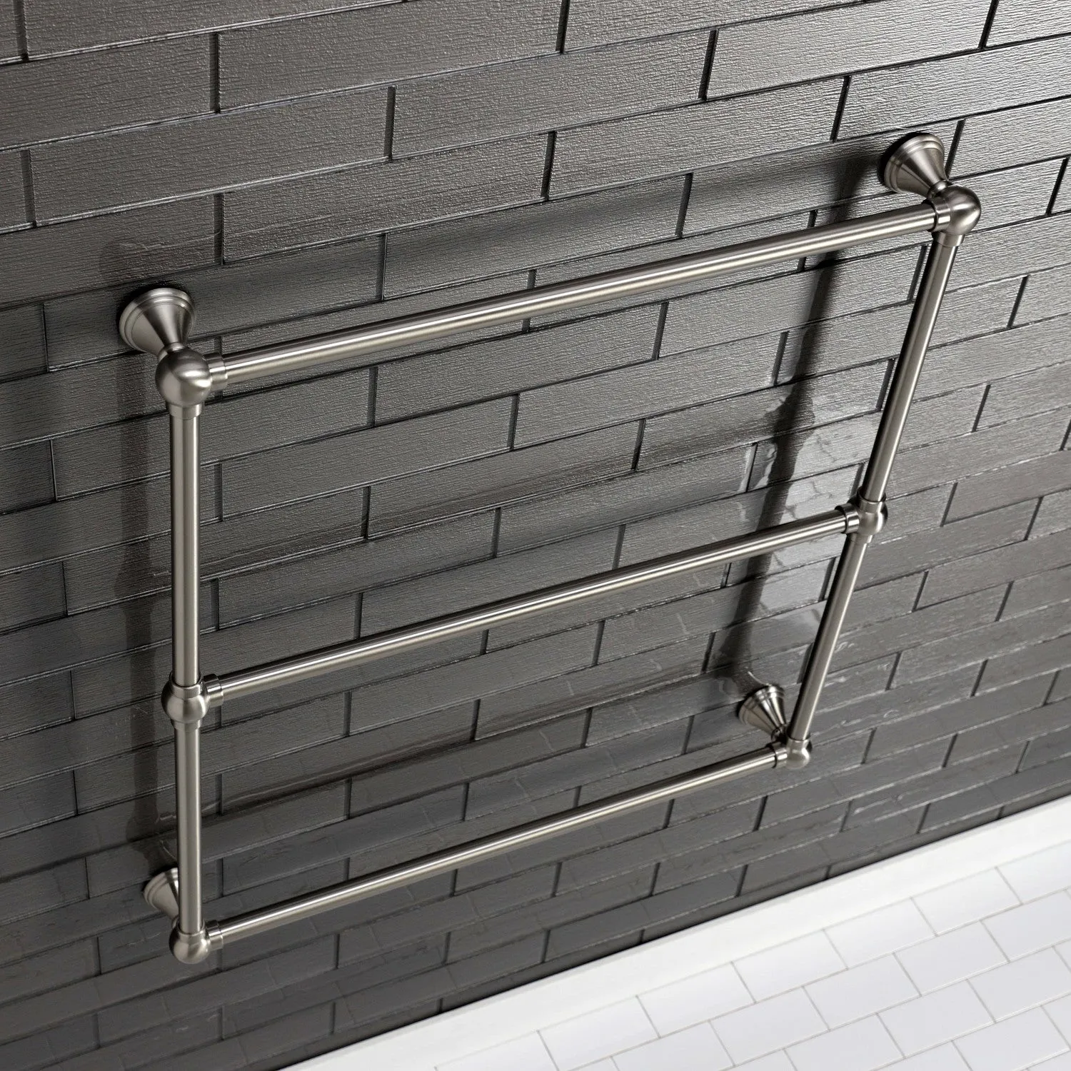 Maximilien 30-Inch Wall Mount 3-Bar Towel Rack