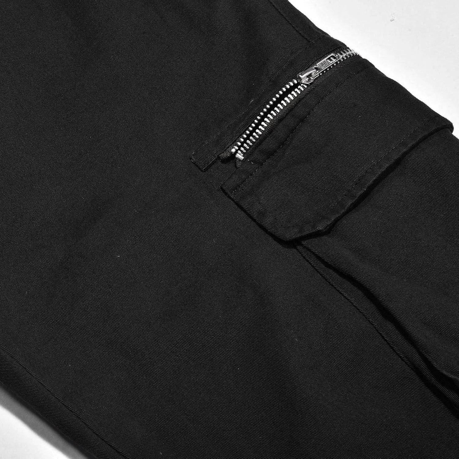 Mens Fashion Capri Cargo Pants Dressy Causal Tactical Hiking Pants Straight High Waist Loose Trendy Versatile Street Overalls