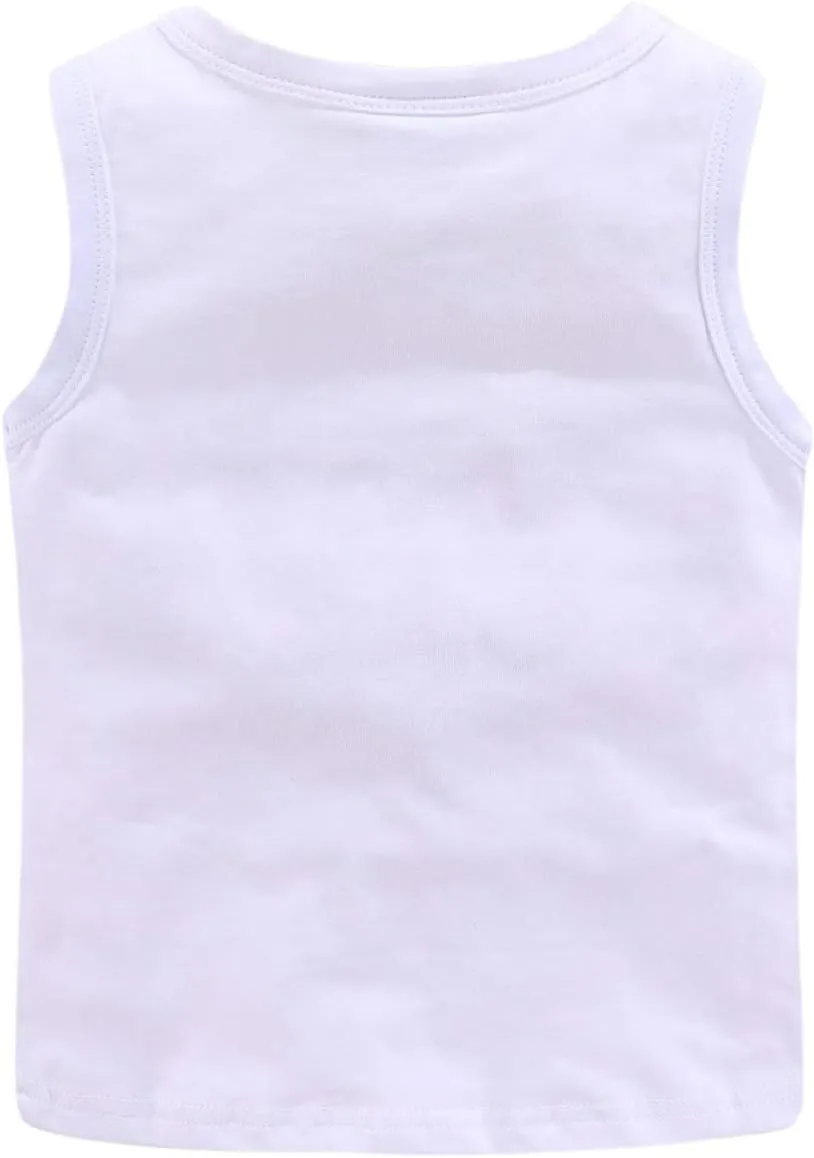 Mud Kingdom Girls Skirt Set Sleeveless Cute Floral Summer Casual