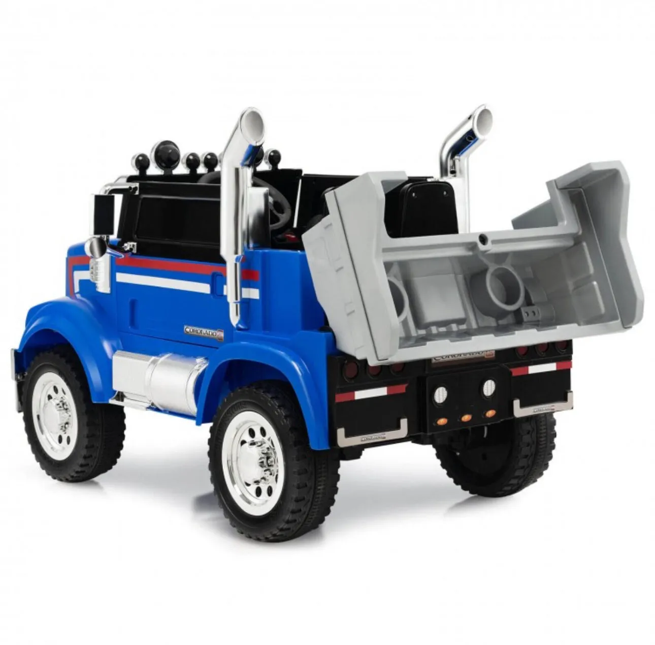 New 2025 Freightliner 12V Kids Ride on Truck / Car Upgraded 1 Seater | With Dump Box | Lights | Storage | Push To Start | Remote