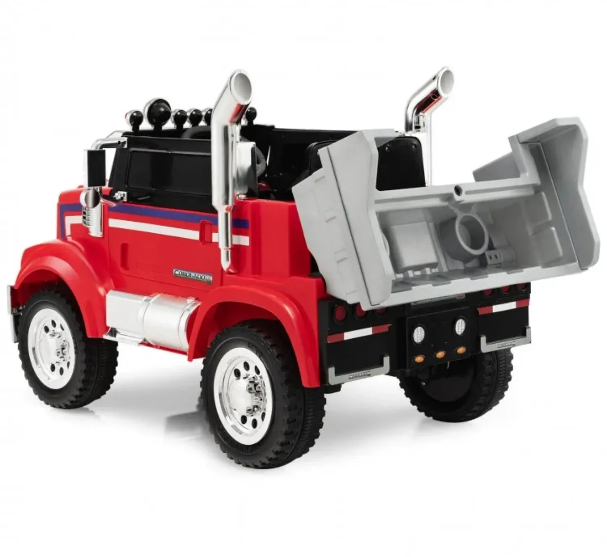 New 2025 Freightliner 12V Kids Ride on Truck / Car Upgraded 1 Seater | With Dump Box | Lights | Storage | Push To Start | Remote