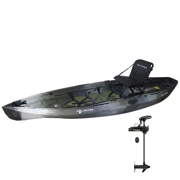 NuCanoe Unlimited   MinnKota PowerDrive Fishing Kayak