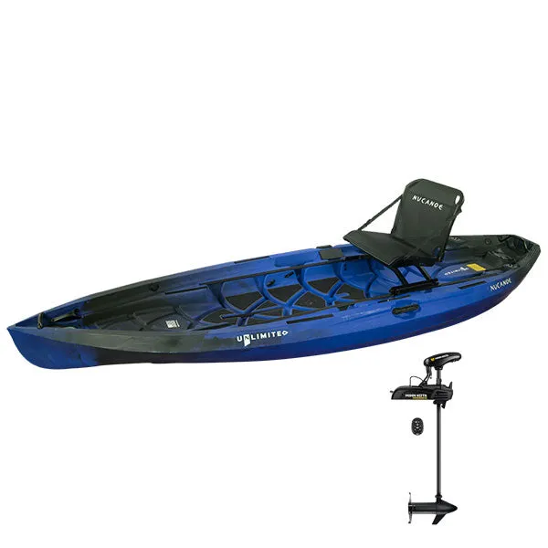 NuCanoe Unlimited   MinnKota PowerDrive Fishing Kayak