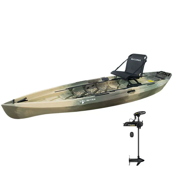 NuCanoe Unlimited   MinnKota PowerDrive Fishing Kayak