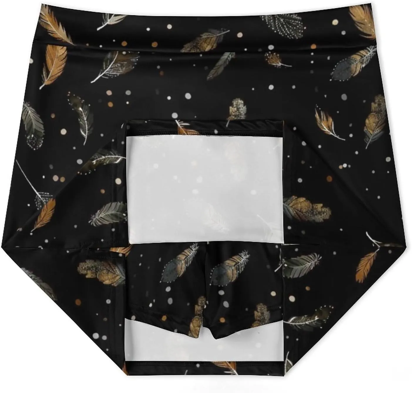 Owl Pattern Mini Pleated Skirts for Women Sexy Mini Skirt Short Cargo Skirt Skater A-line Pleated Skirt