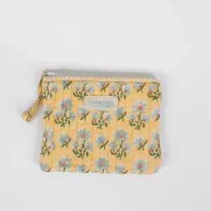 Posie Quilted Pouch Buttermilk