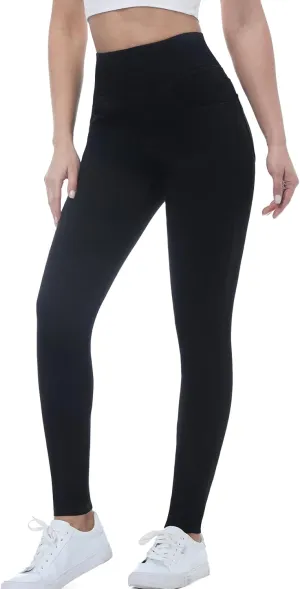 Pull on Skinny Jeans for Women, Stretchy High Waisted Leggings Trendy Tummy Control Demin Jegging with Pockets