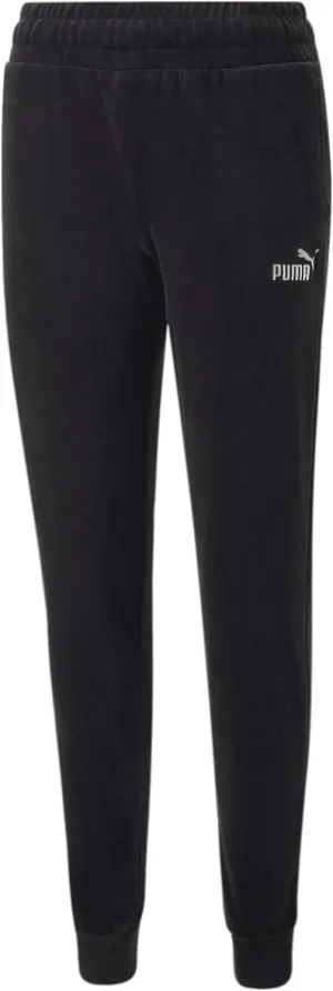 PUMA Women's Velour Straight Leg Sweatpants