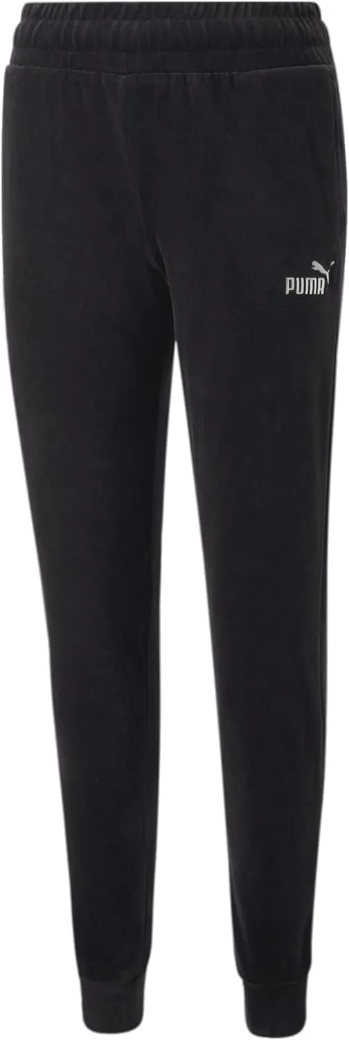 PUMA Women's Velour Straight Leg Sweatpants