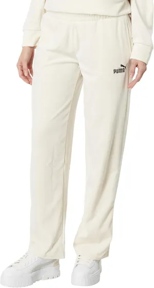 PUMA Women's Velour Straight Leg Sweatpants