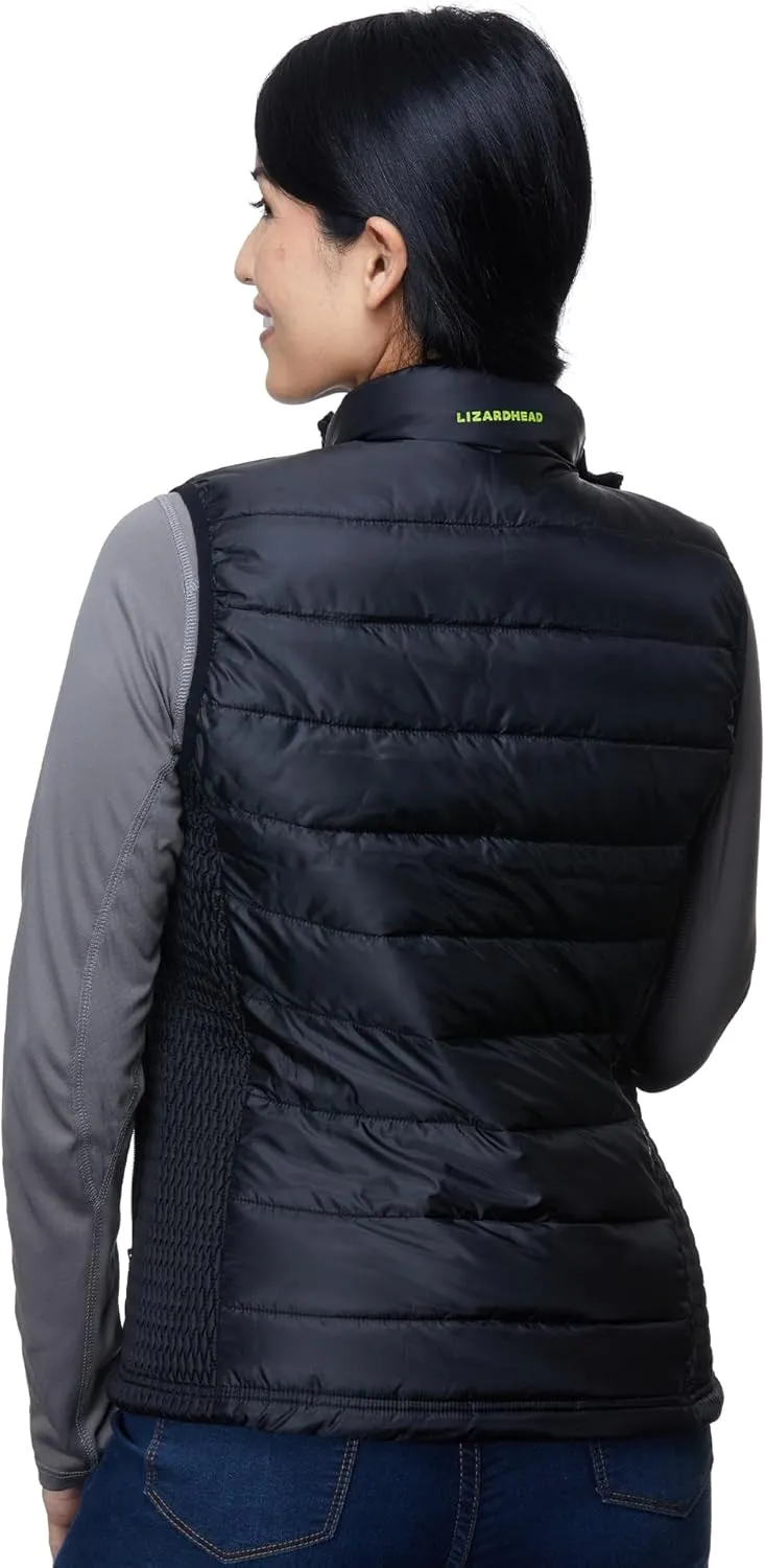 Quilted Vest for Women - Casual Lightweight Sleeveless Warm Winter Jacket - Modern Windproof Zip Up Women Vest