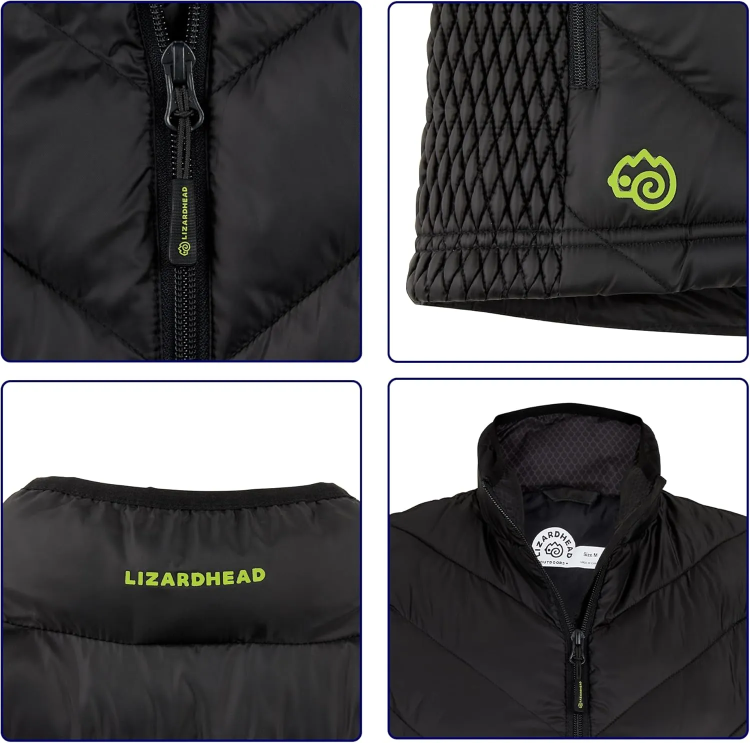 Quilted Vest for Women - Casual Lightweight Sleeveless Warm Winter Jacket - Modern Windproof Zip Up Women Vest