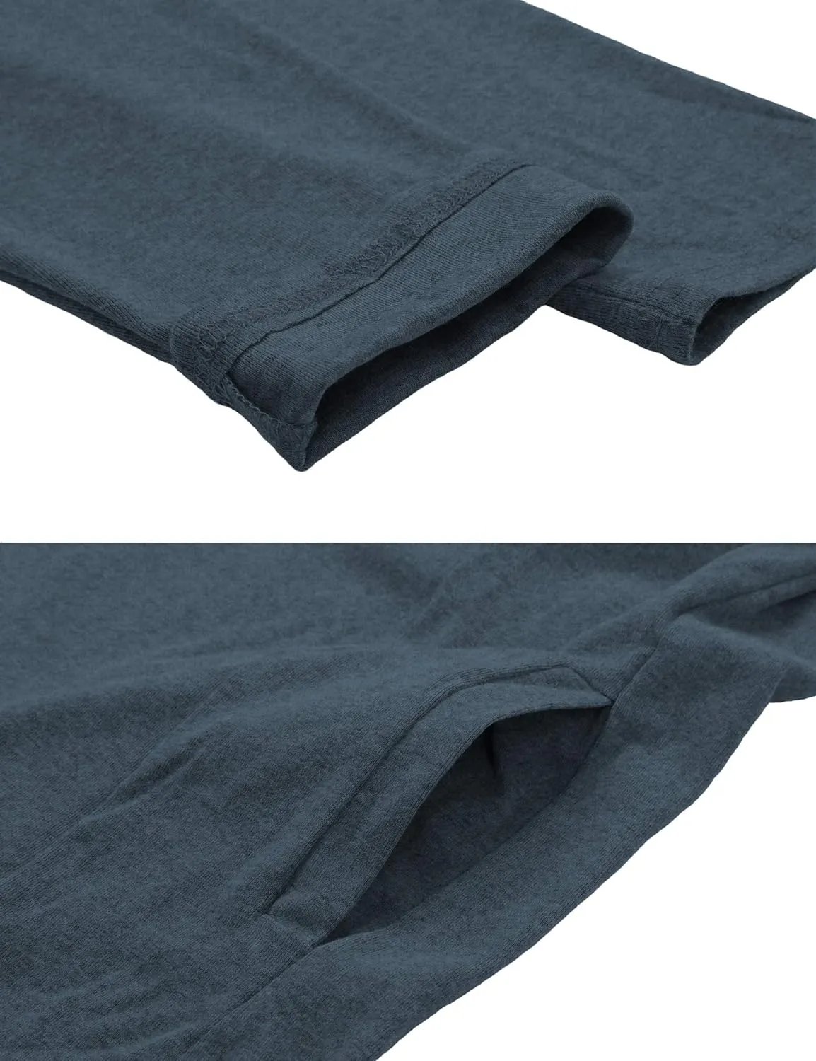 RAGEMALL Mens Long Cardigan Open Front Draped Lightweight Hooded Sweater with Pockets