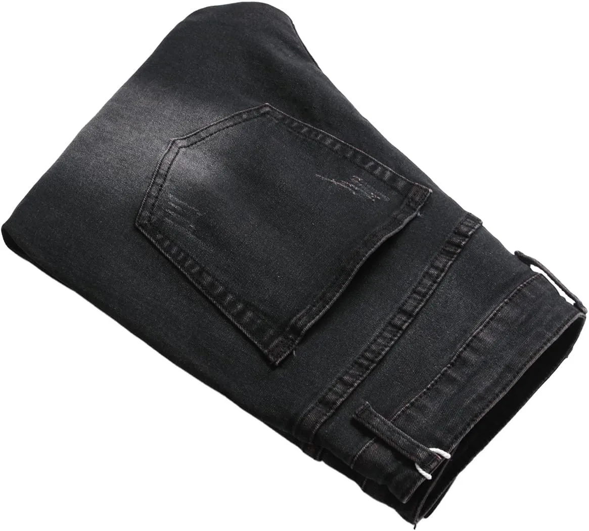 RANMCC Men's Printed Stretch Skinny Jeans Premium Slim Fit Fashionable Designs Denim Pants Jeans