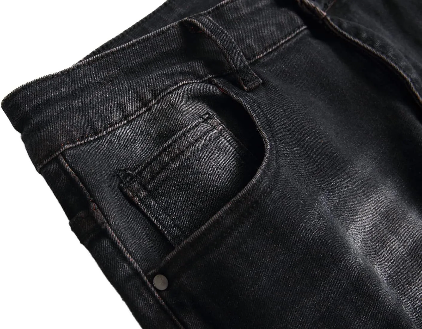 RANMCC Men's Printed Stretch Skinny Jeans Premium Slim Fit Fashionable Designs Denim Pants Jeans