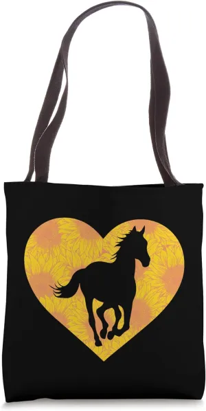 Rustic Equine Style Horse Love Simple Horse Barn Aesthetic Tote Bag