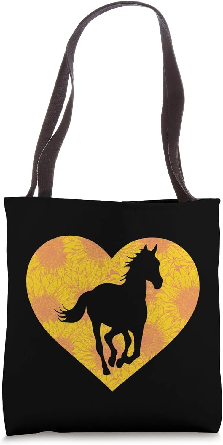 Rustic Equine Style Horse Love Simple Horse Barn Aesthetic Tote Bag
