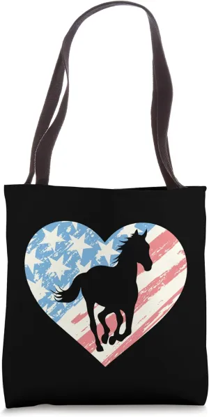 Rustic Equine Style Horse Love Simple Horse Barn Aesthetic Tote Bag