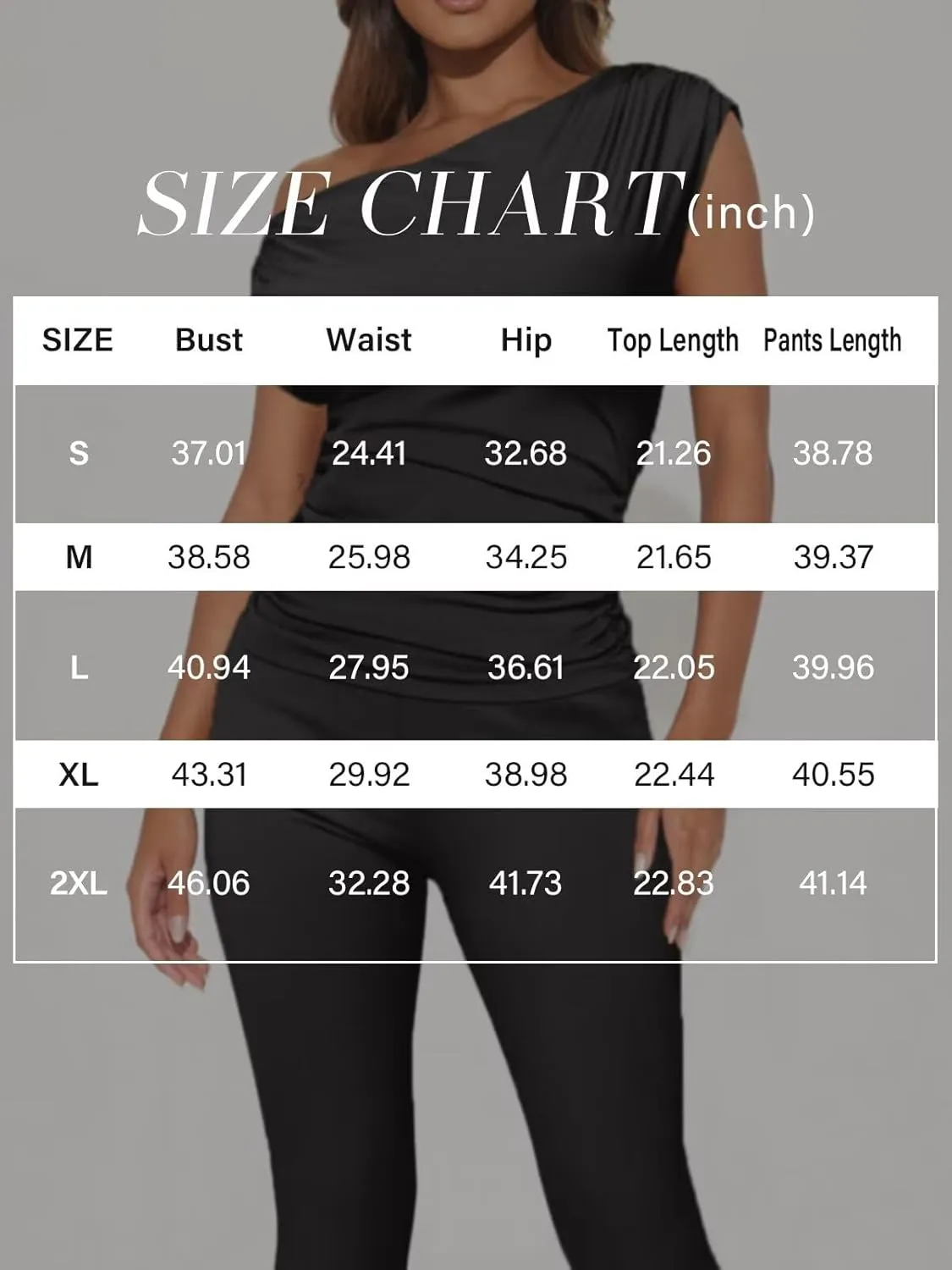 Sexy 2 Piece Outfits for Women One Off Shoulder Tops Ribbed Pant Set Tracksuit Clubwear