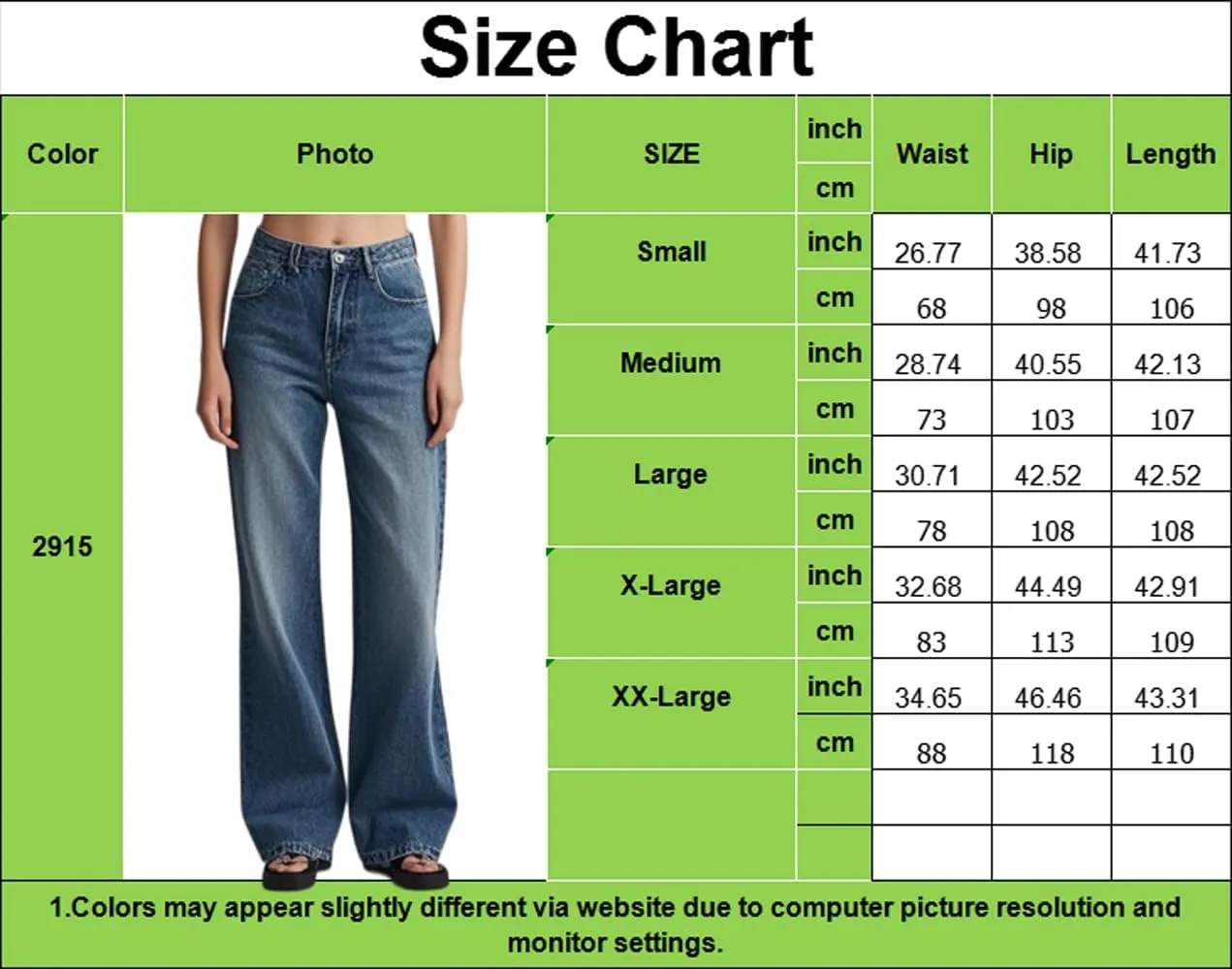 SperLucky Jeans for Women High Waisted Straight Leg Stretchy Jeans Loose Wide Leg Denim Pants