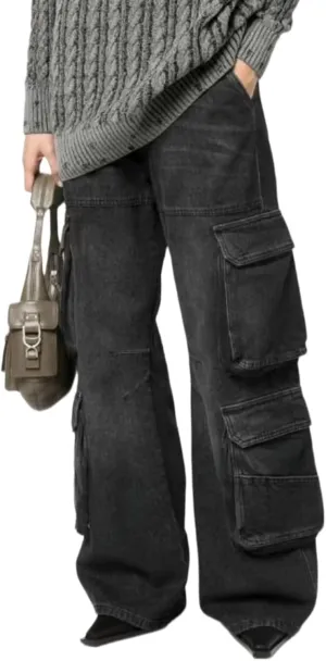 SperLucky Jeans for Women High Waisted Straight Leg Stretchy Jeans Loose Wide Leg Denim Pants