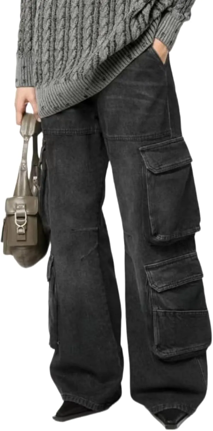 SperLucky Jeans for Women High Waisted Straight Leg Stretchy Jeans Loose Wide Leg Denim Pants